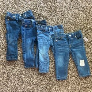 4 pairs 12m jeans